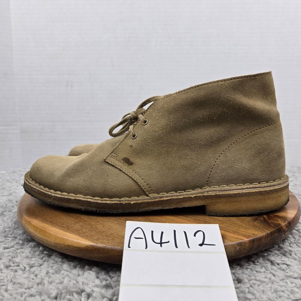 Clarks Mens 10M Original Desert Sand Suede Crepe Sole Casual Daily Chukka Boot